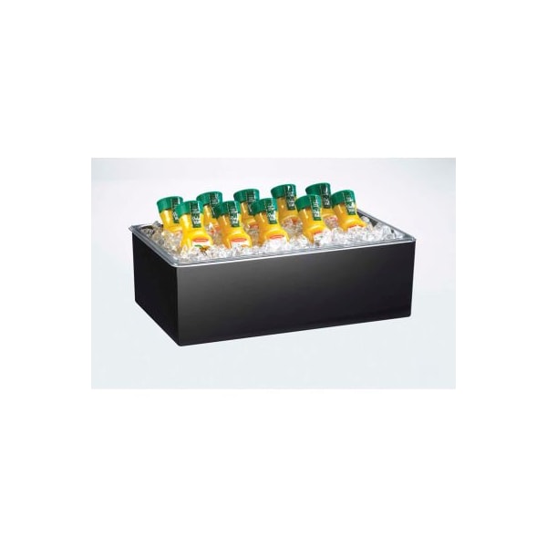 Cal-Mil Cal-Mil 475-6-13 Melamine Housing 6"W x 7"D x 7"H Black 475-6-13 - main